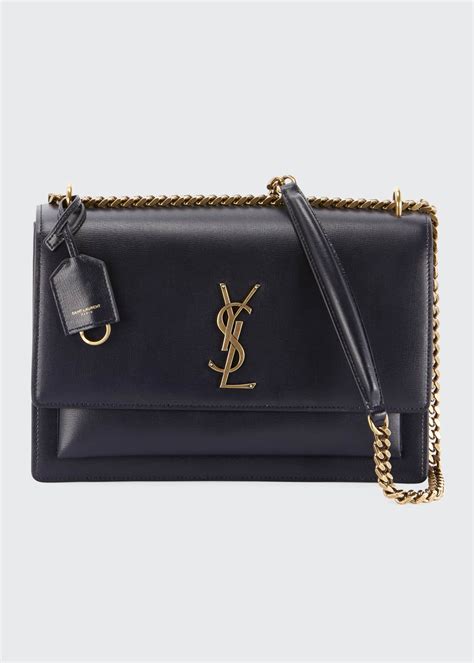 ysl sunset crossbody bag poudre colour|saint laurent YSL Bag.